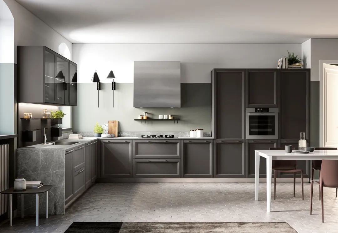 Grey Kitchen Cabinets with Grey Marble Countertops.jpg Grey Kitchen Cabinets with Grey Marble Countertops.jpg