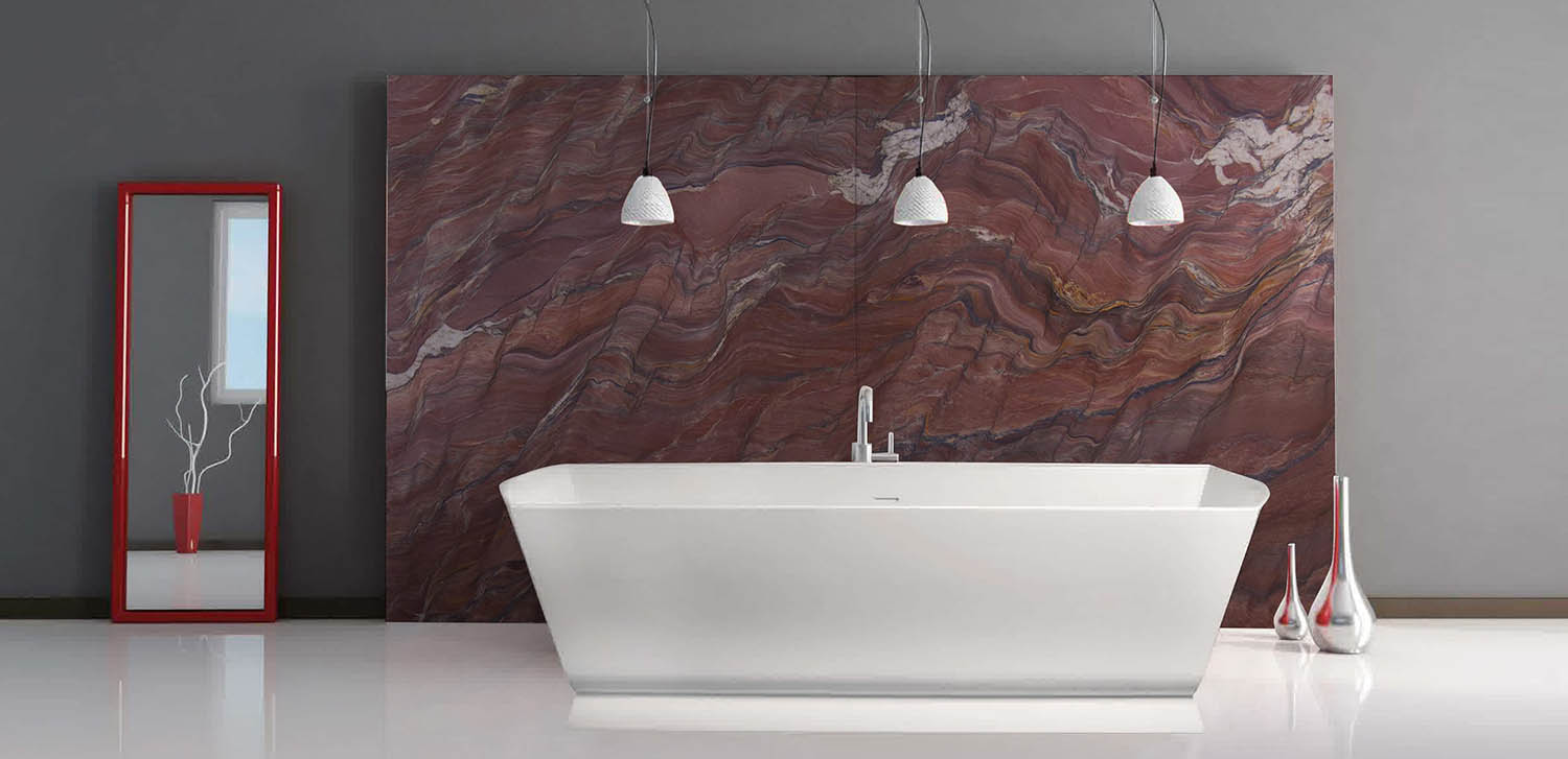 Fusion Red Quartzite Wall Cladding designs Fusion Red Quartzite Wall Cladding designs