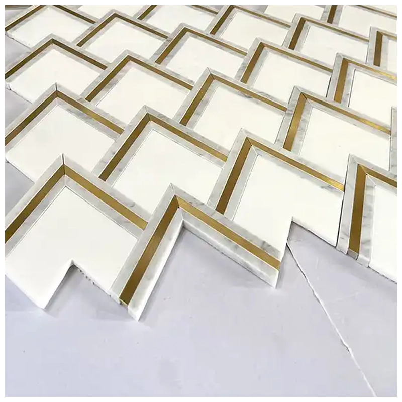 Polished Marble Mosaic Wall Tile Polished Marble Mosaic Wall Tile