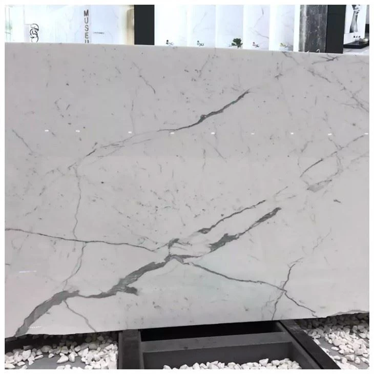 Bianco Statuario Marble Slab
