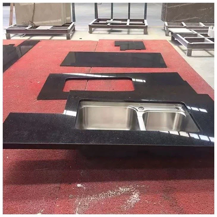 black galaxy kitchen countertops