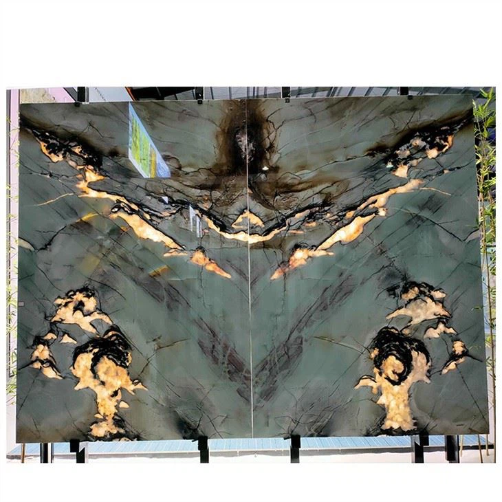 Cristallo Tiffany Quartzite Backlit Slab