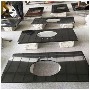 Atas Vanity Granit Hitam Mutlak