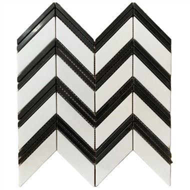 Jubin Mozek Marmar Chevron Thassos