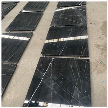 Jubin Marmar Hitam Nero Marquina