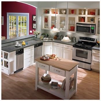 Kabinet Dasar Dapur White Shaker