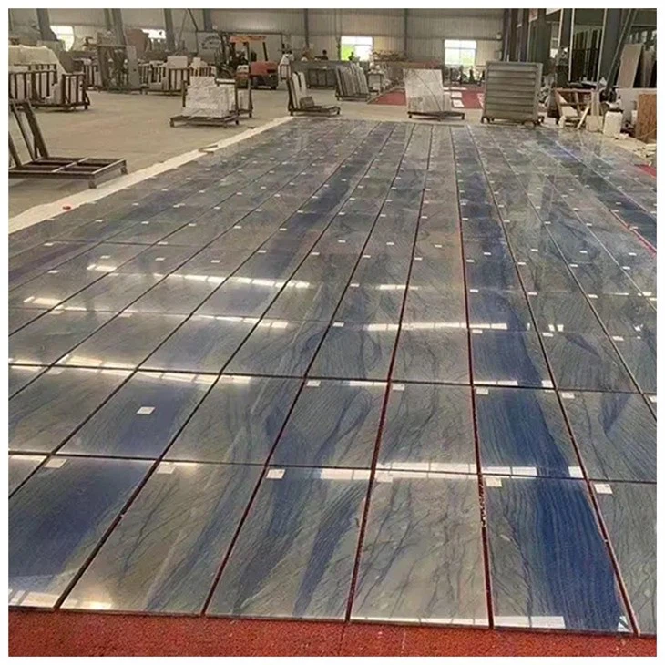 blue macaubas quartzite floor tiles