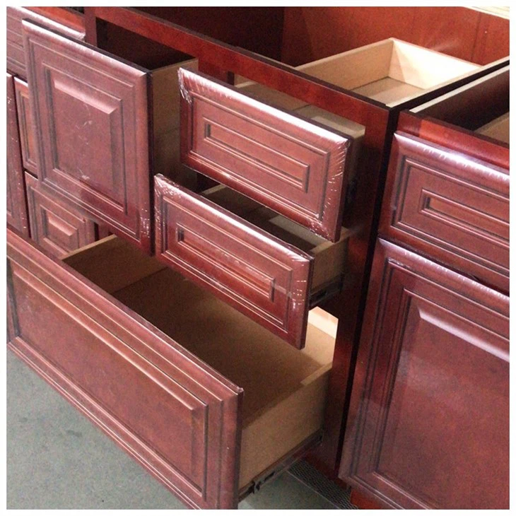 Red Riser Kitchen Base Cabinets