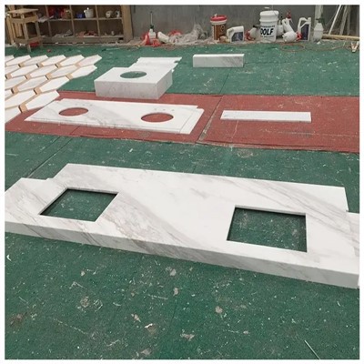 Atas Vanity Bilik Mandi Marmar Putih