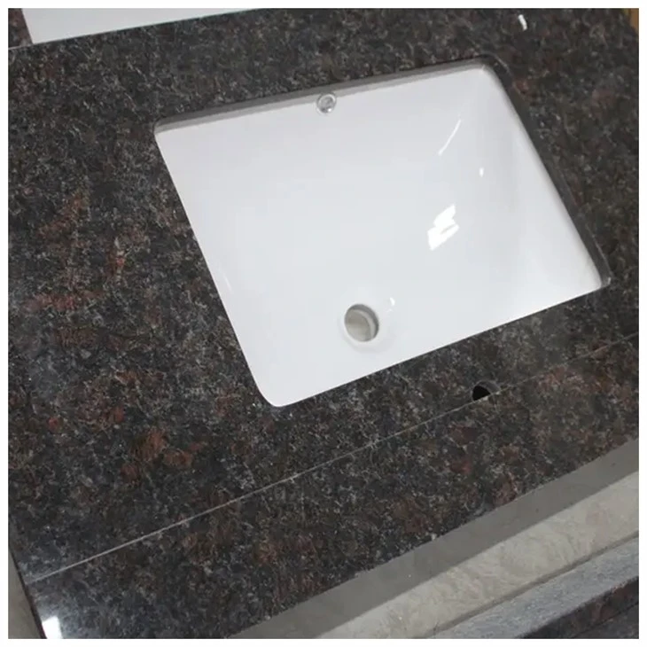 Tan Brown Granite Washroom Vanity Top