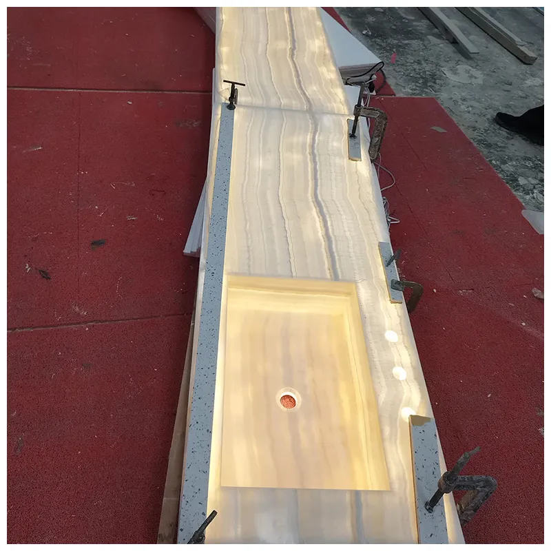 Vanilla White Onyx Vanity Tops