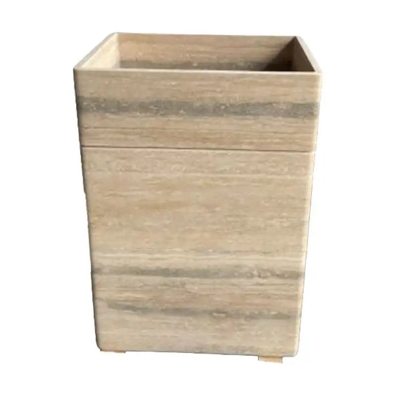 Lembangan Vanity Travertine Perak Roman