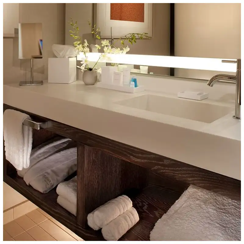 Tops Vanity Bilik Mandi Hotel: Perancangan Pakej Untuk Kabinet, Sinki dan Per...